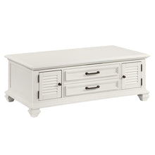 Soft White Lift-Top Coffee Table with MDF and Rubberwood for Living Rooms