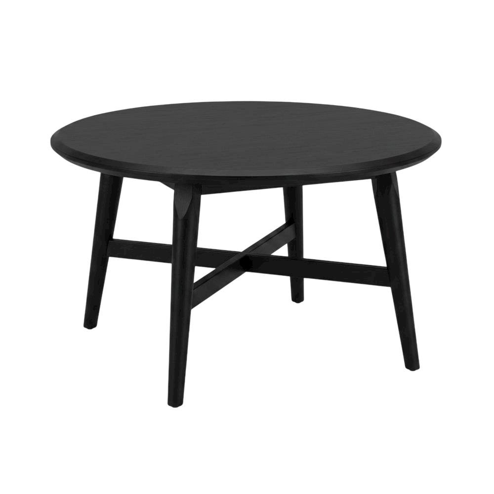 Modern Black Coffee Table with Wooden Finish and Sturdy Design