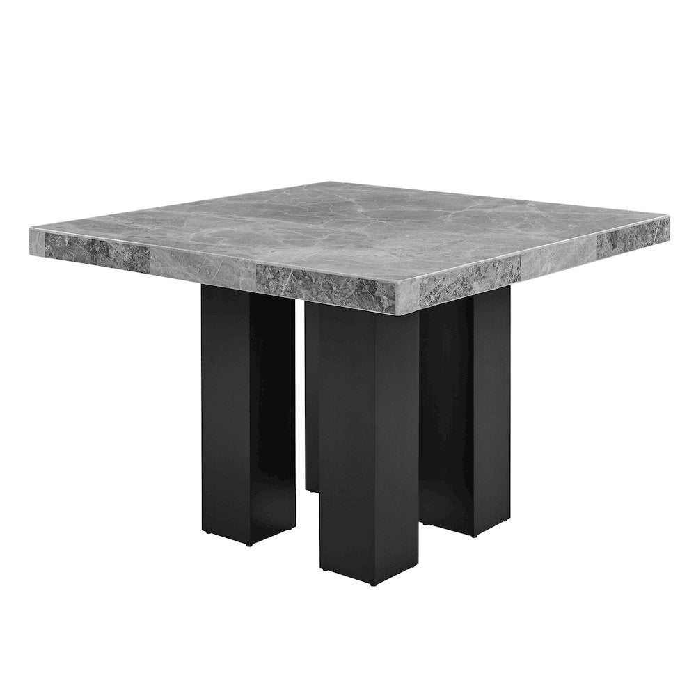 Camila Square 9PC Counter Set Black Chair