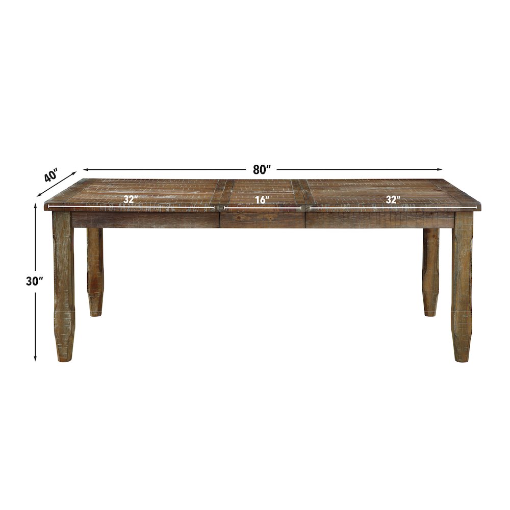 Riverdale Leg Table with 4 Wooden Side Chairs