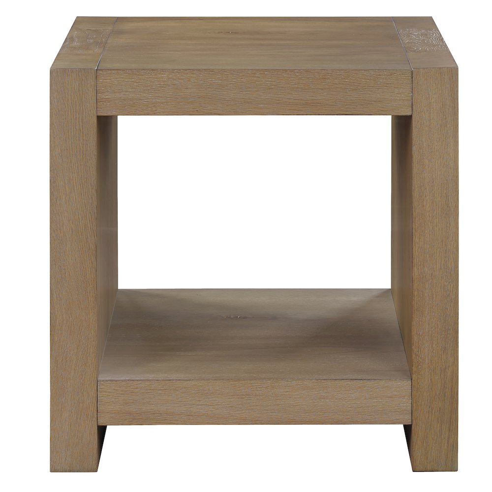 Aubrey End Table, Brown