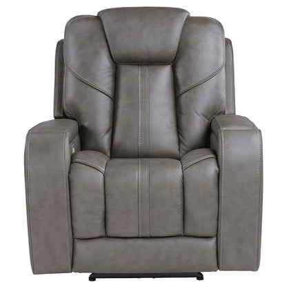 Daniel Triple Pwr Leather Theat Recliner