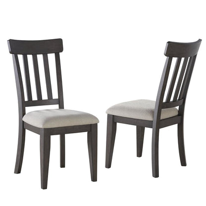 Elegant Dusky Cedar Set of 2 Dining Chairs Crafted from Rubberwood and Bentwood