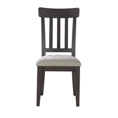 Elegant Dusky Cedar Set of 2 Dining Chairs Crafted from Rubberwood and Bentwood