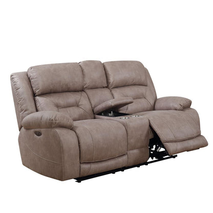 Aria Power Recliner Console - Desert Sand