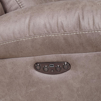 Aria Power Recliner Console - Desert Sand