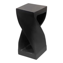 Solana Solid Wood Accent Table, Black Finish