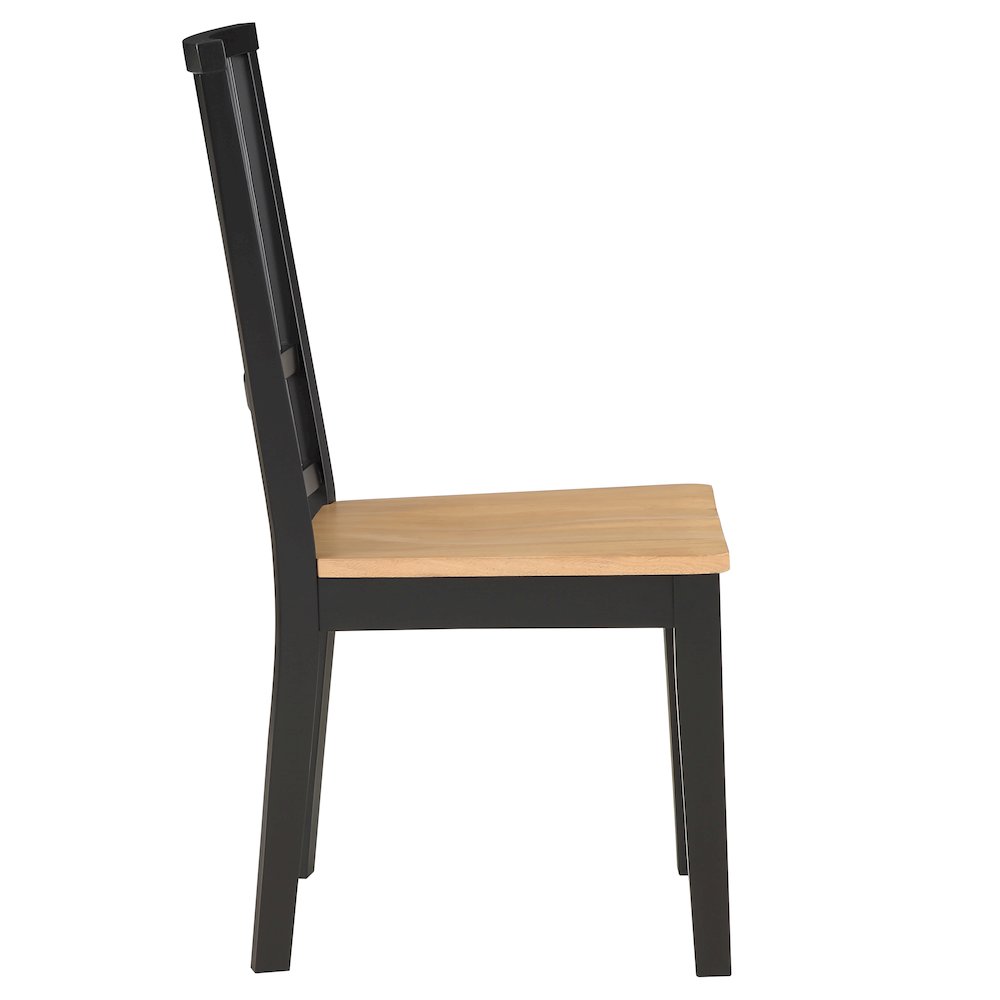 Magnolia Black 5PC Round Dining Set