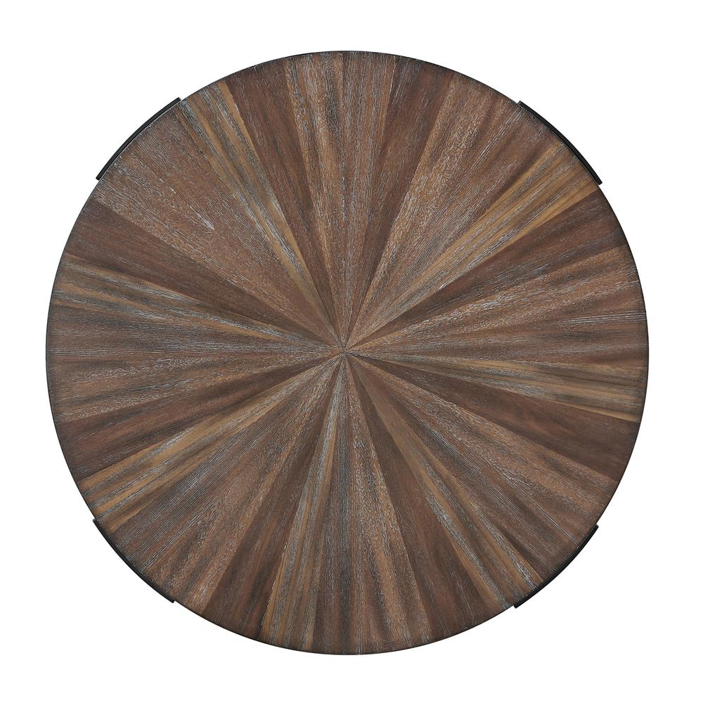 Chevron Round Cocktail Table