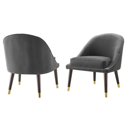 Avalon Velvet Accent Chair
