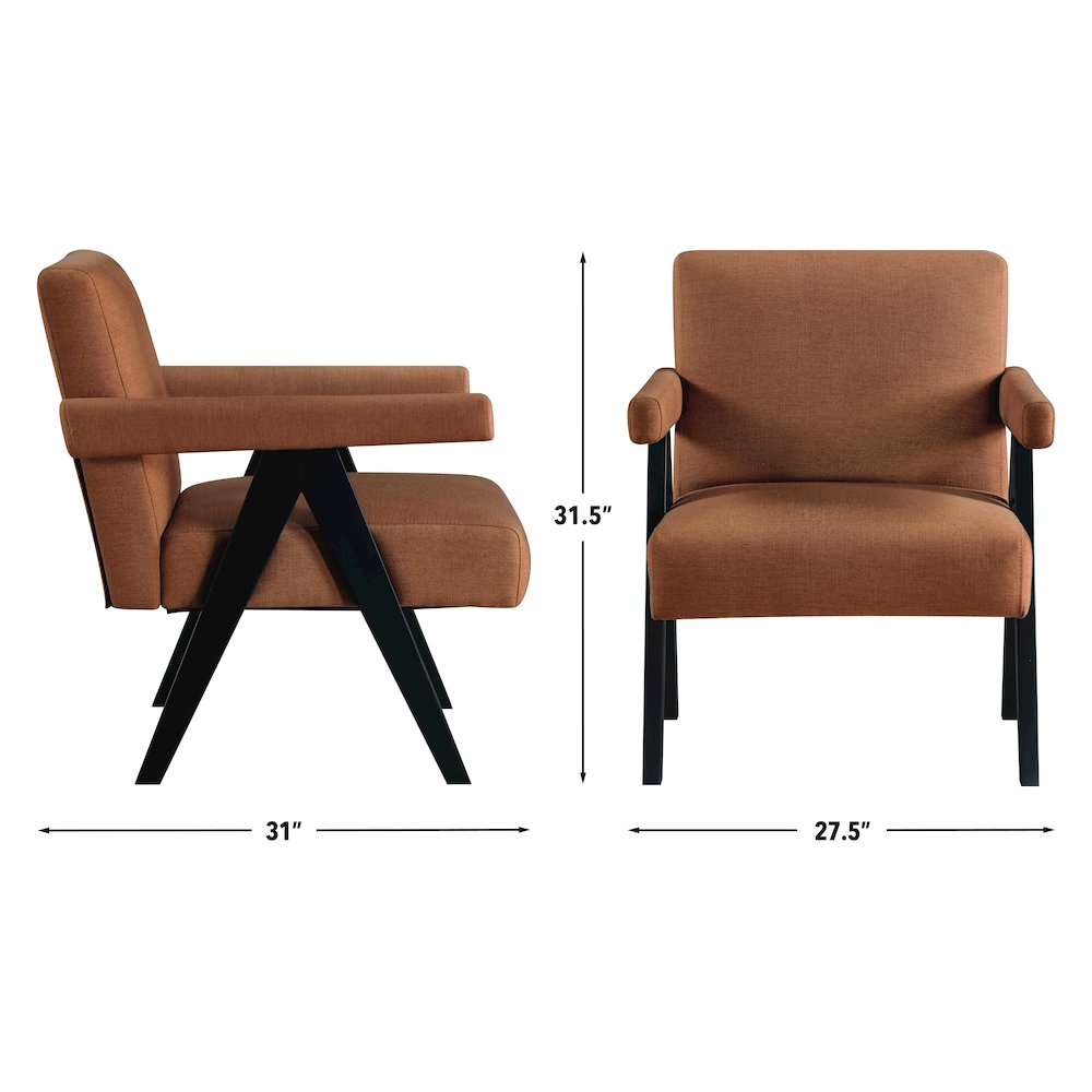 Helen Black Accent Chair