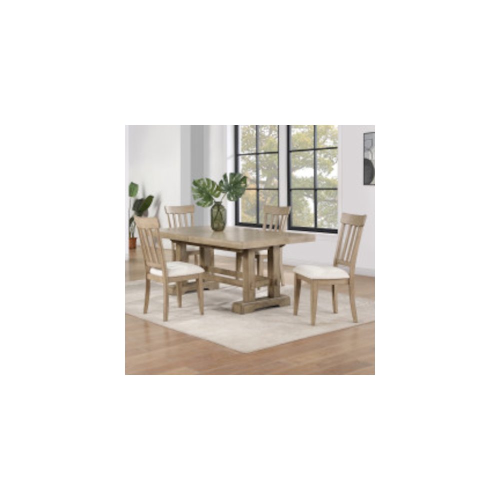 Napa 5-Piece 72-108-inch Dining Set, Sand
