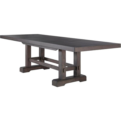 Dusky Ceda Finished Seater Dining Table Set with 8 Chairs for Dining Room