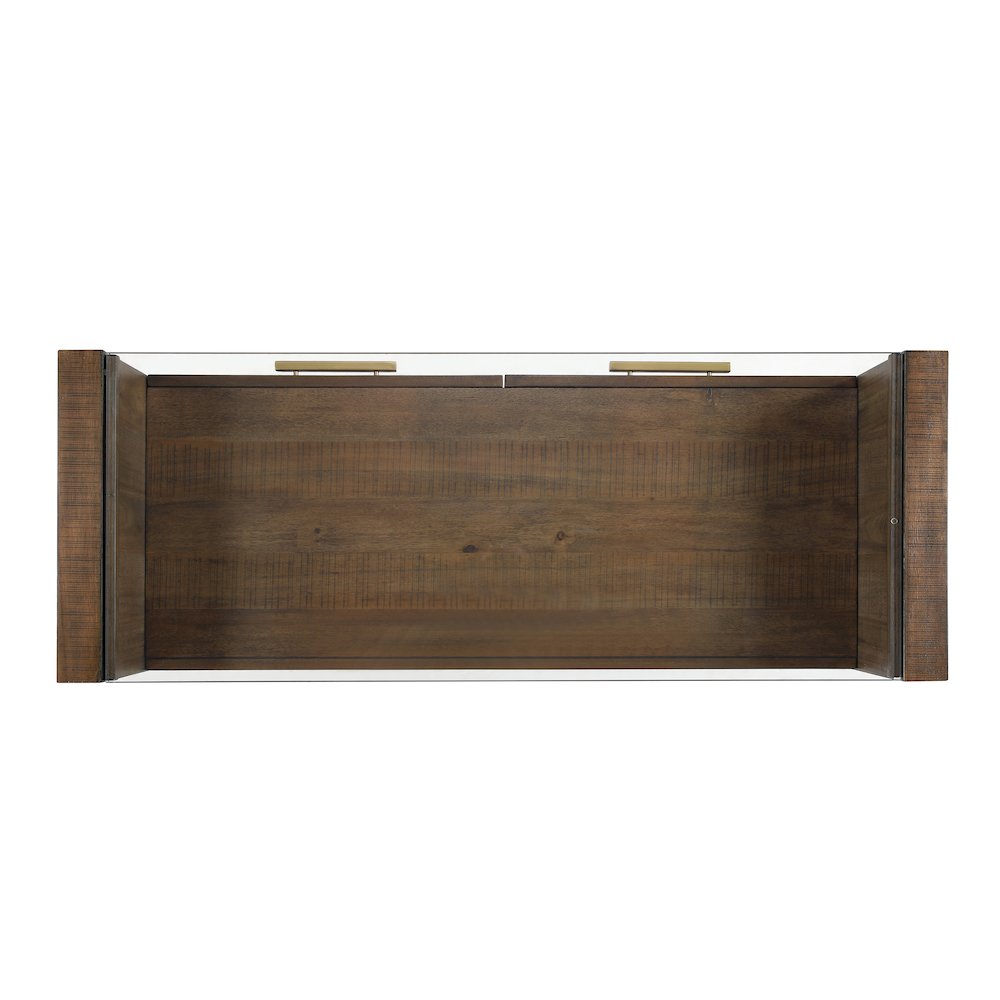 Garland Glass Top Sofa Table, Toffee Finish
