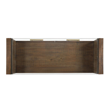 Garland Glass Top Sofa Table, Toffee Finish