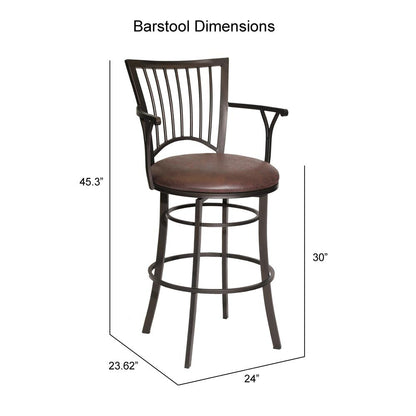 Bayview Swivel Barstool