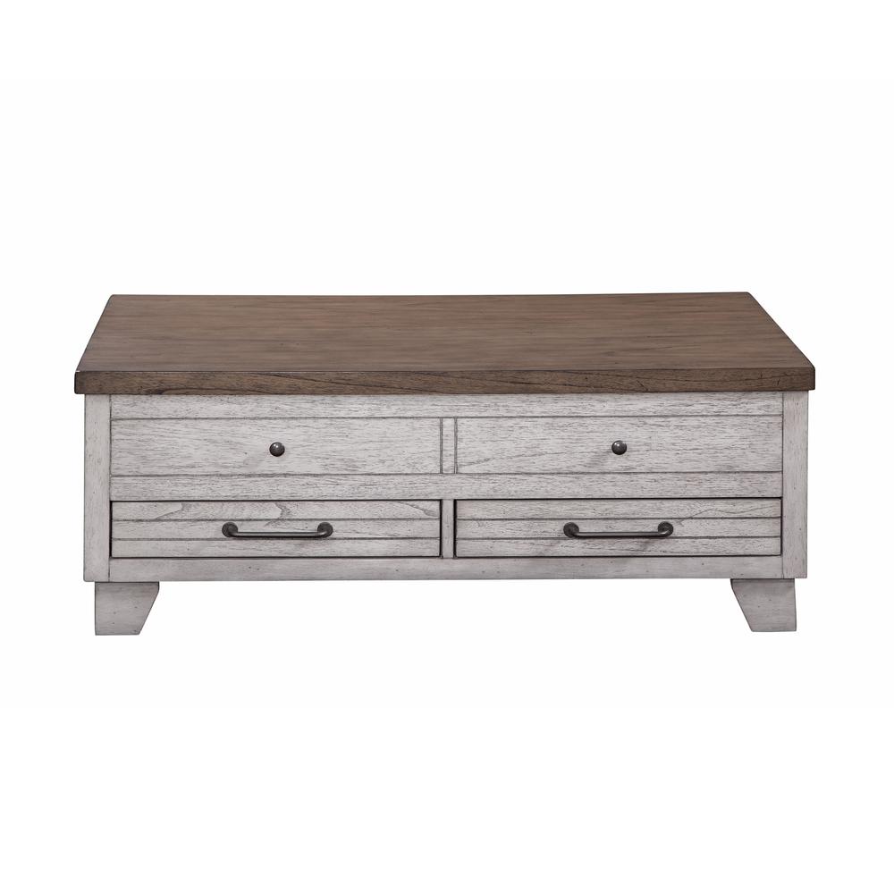 Bear Creek Lift Top Cocktail Table - Ivory