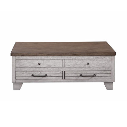 Bear Creek Lift Top Cocktail Table - Ivory