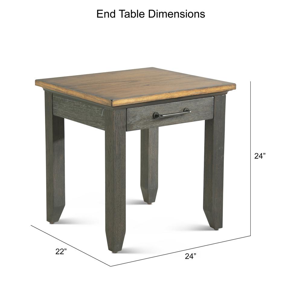 Bear Creek End Table Brown