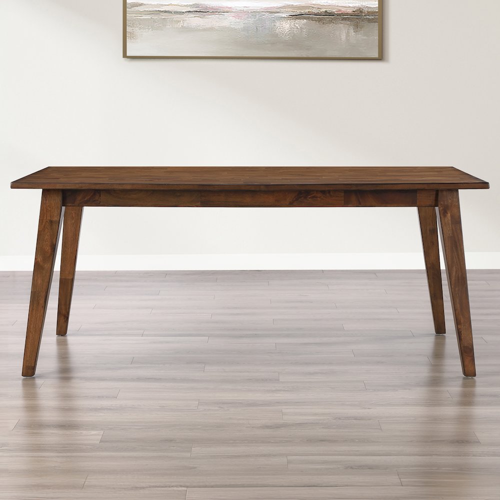 Canton 72" Solid Wood Table, 4 Side Chairs