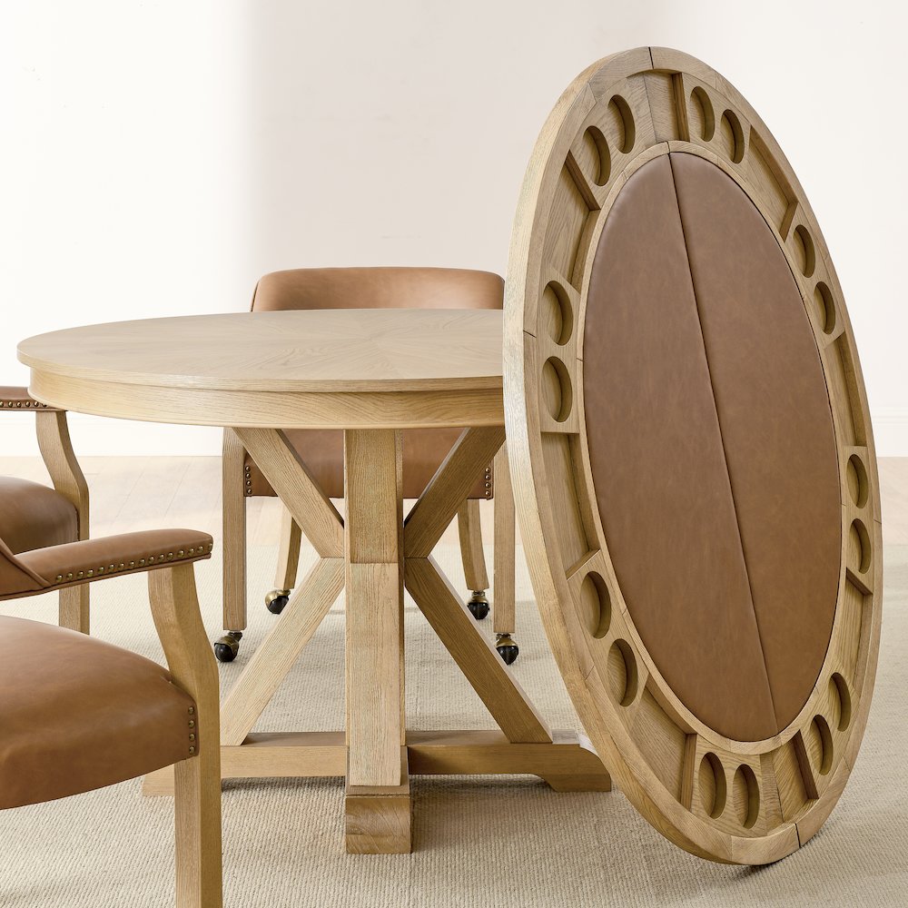 Rylie Counter Table, Natural Finish