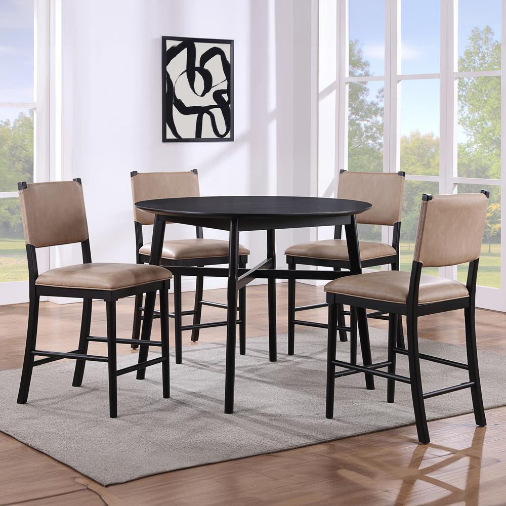 Oslo 24-inch Counter Stool, Midnight