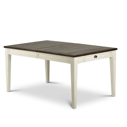 Cayla Table Dark Oak/White