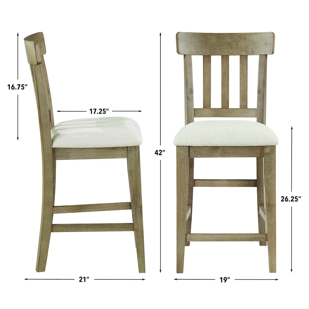 Napa 5-Piece Counter Dining Set, Sand