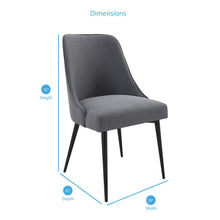 Colfax Side Chair Charcoal - set of 2