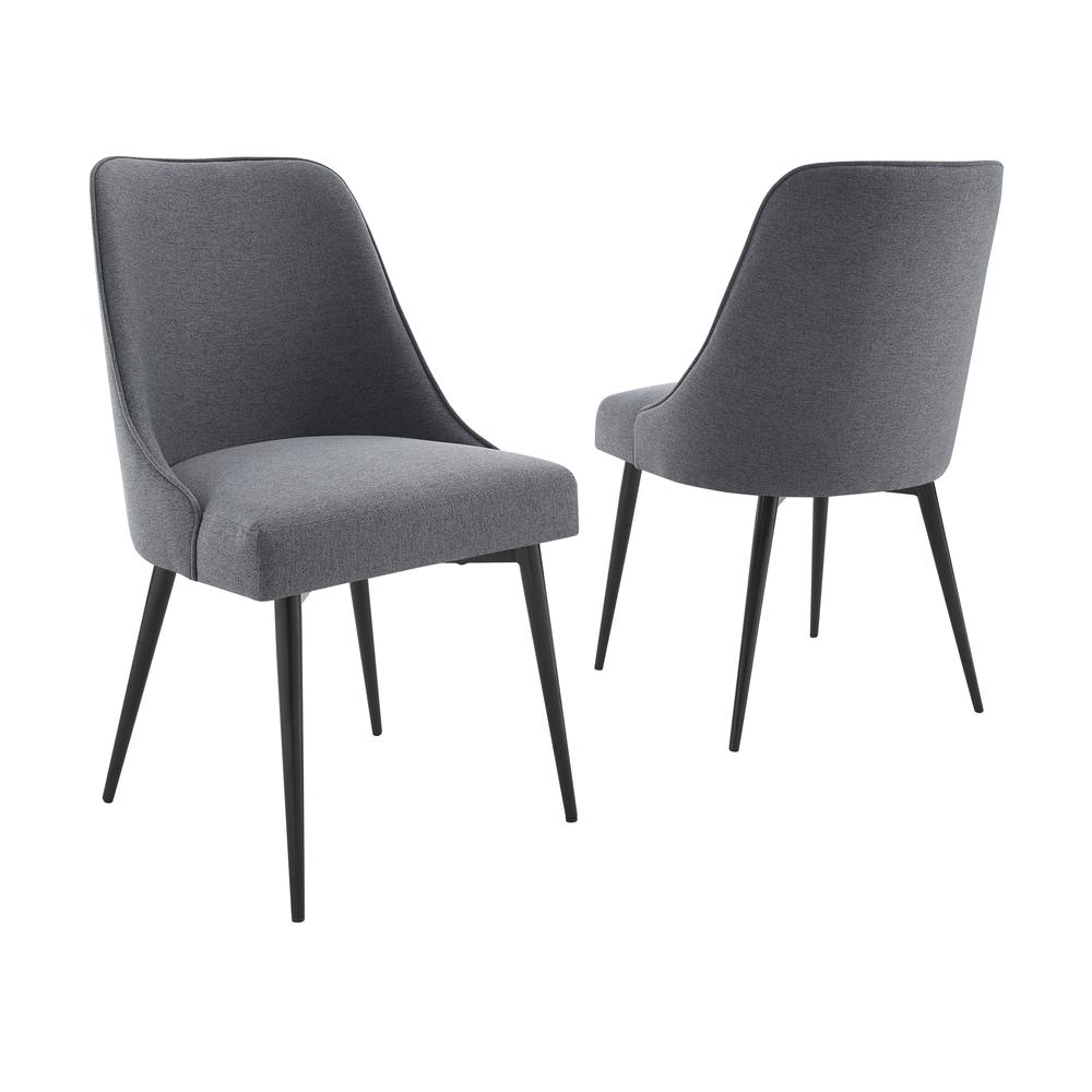 Colfax Side Chair Charcoal - set of 2