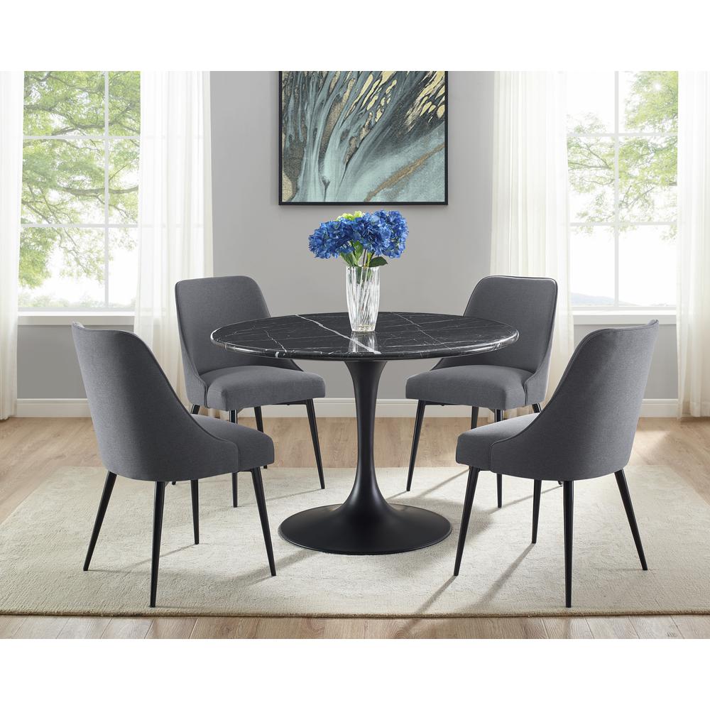 Colfax Side Chair Charcoal - set of 2
