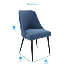 Colfax Side Chair Blue - set of 2