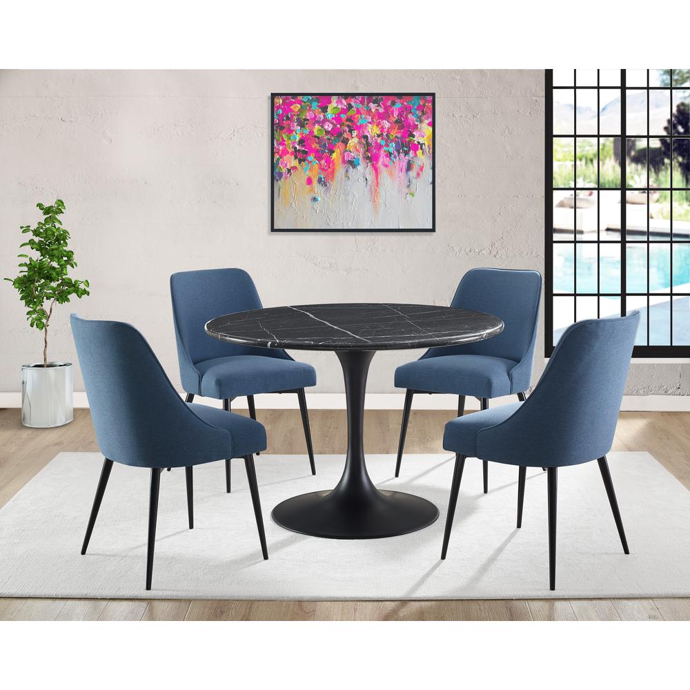 Colfax Side Chair Blue - set of 2