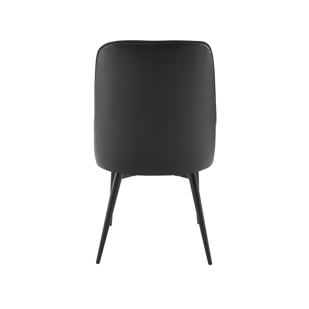 Colfax Side Chair Black Vinyl - set of 2