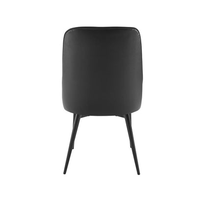 Colfax Side Chair Black Vinyl - set of 2