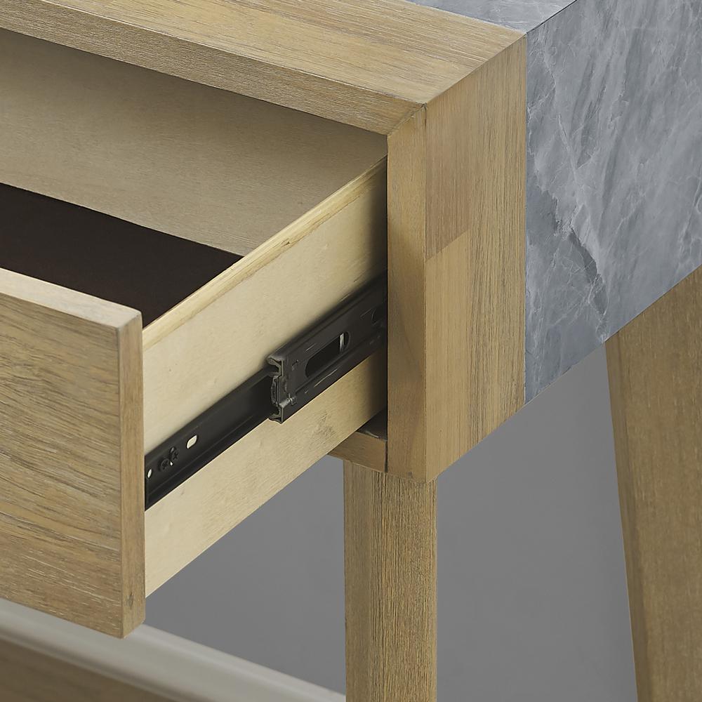 Calgary Sintered Stone Inlay Side Table