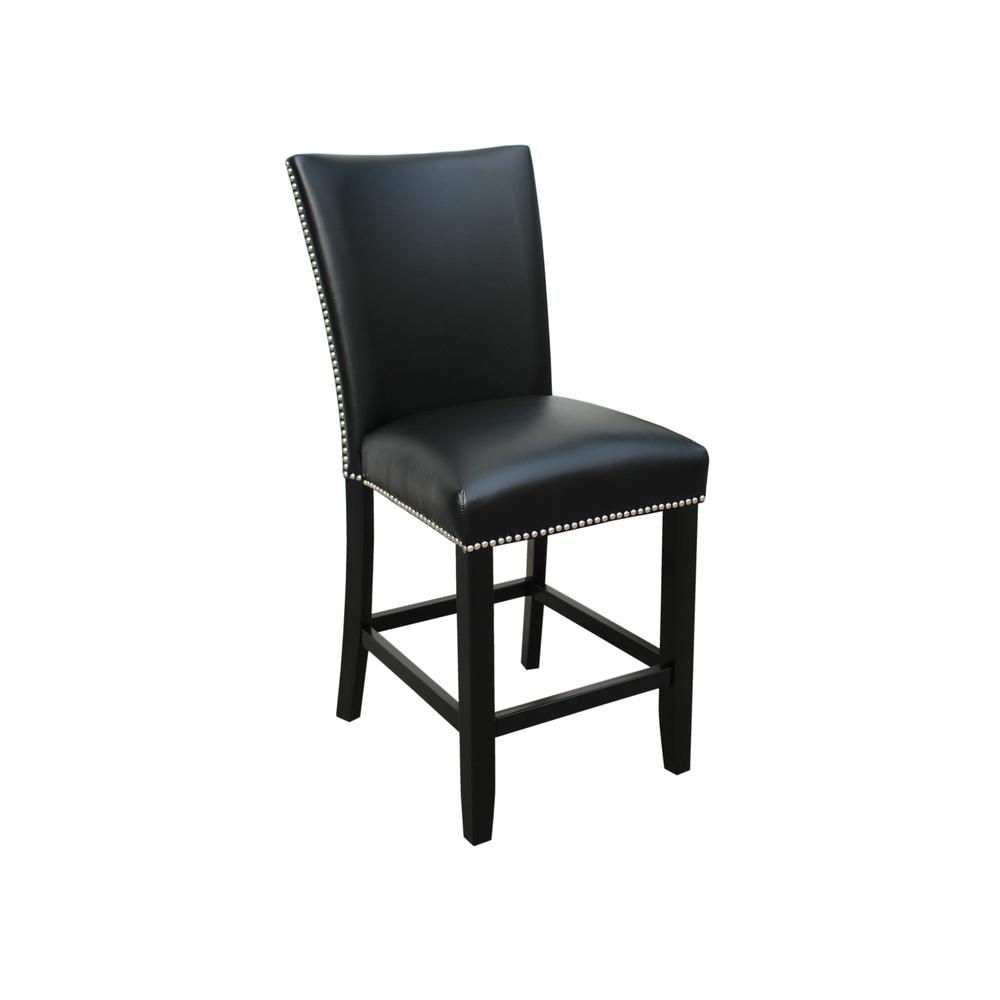 Camila Black Counter Chair - set of 2