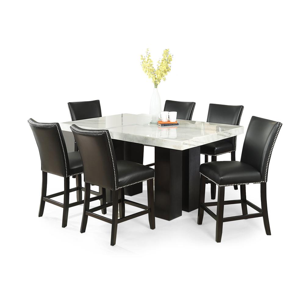 Camila Black Counter Chair - set of 2