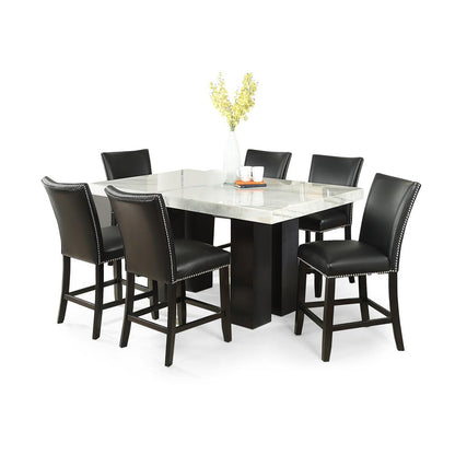 Camila Black Counter Chair - set of 2
