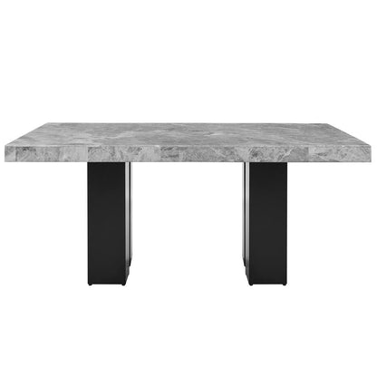 Camila Rectangle Dining Table-Gray