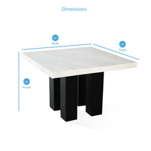 Square Counter Height Table, Espresso