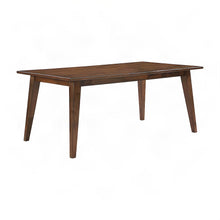 Solid Mango Wood Rectangular Dining Room Table, Seats Large Gatherings, Brown