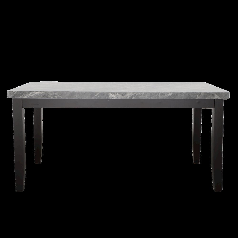 Napoli 64-inch Gray Marble Dining Table