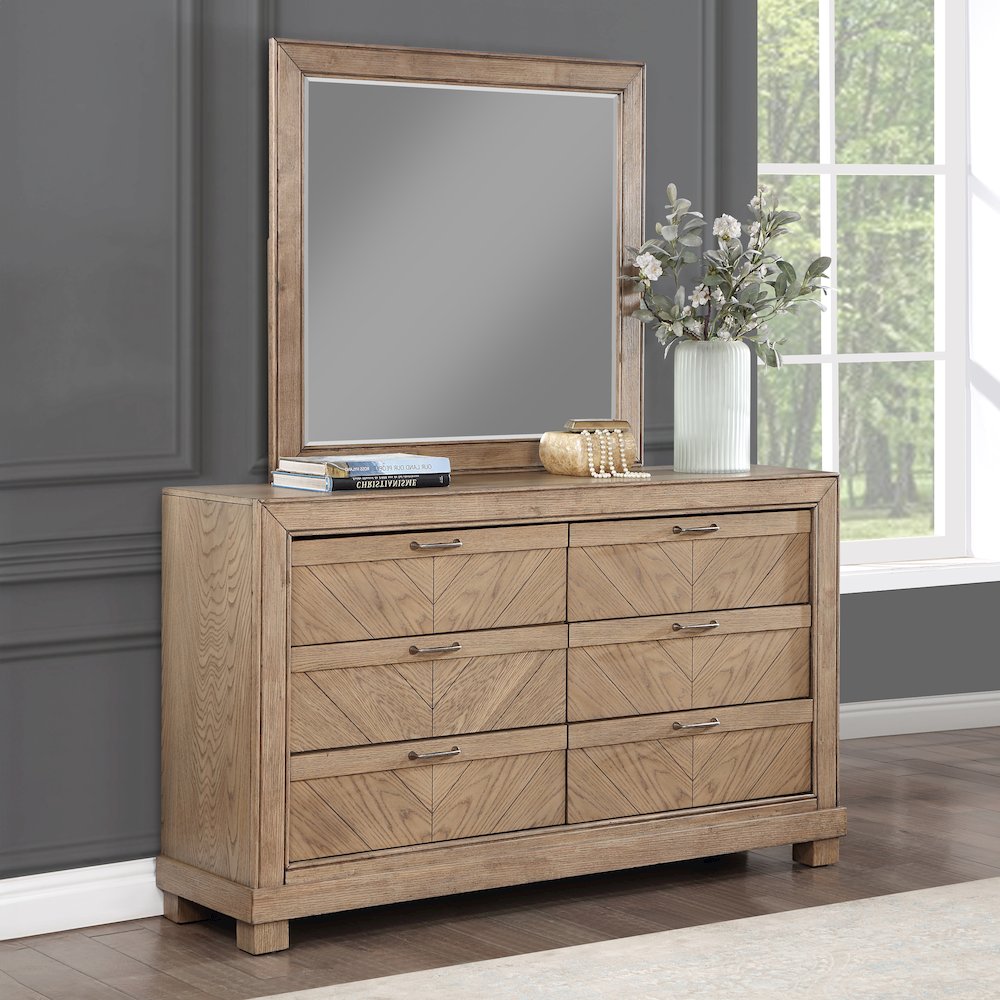 Montana Dresser and Mirror, Sand