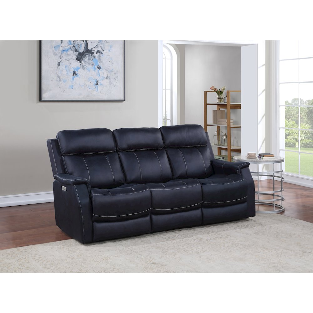 Valencia 3 Piece Dual Power Reclining Set - Ocean