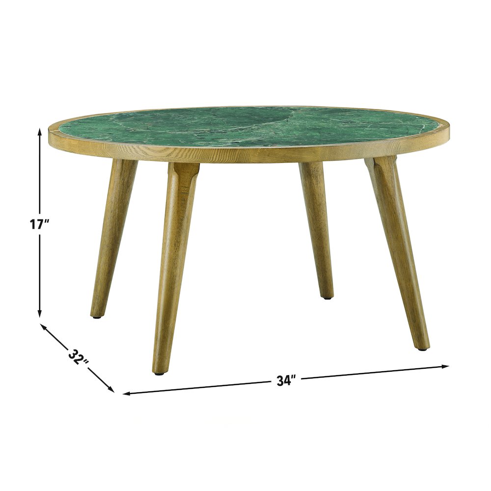 Novato 3-Piece Sintered Stone Table Set (Cocktail Table & 2 End Tables)