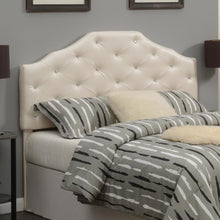 Dawson Queen Headboard Silver PU