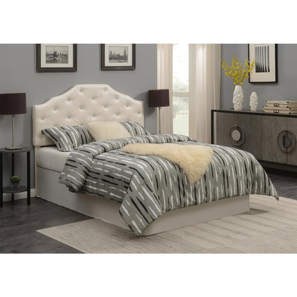 Dawson Queen Headboard Silver PU