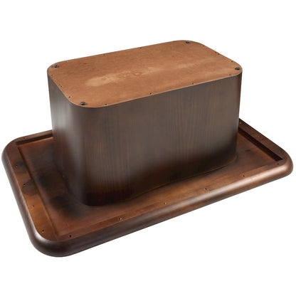 Hunter 48" Solid Wood Rectangular Coffee Table
