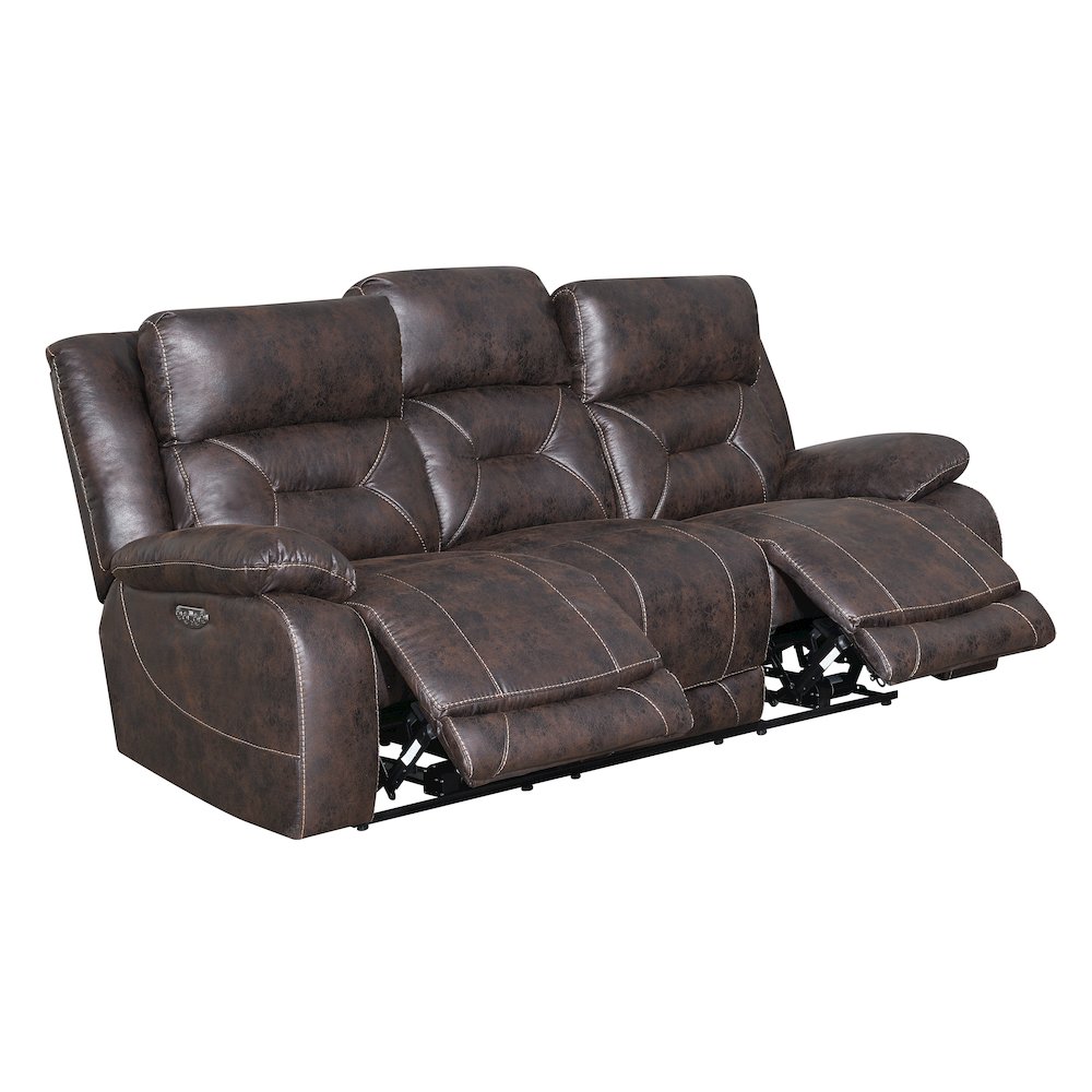 Aria Pwr- Pwr Recliner Sofa Brown